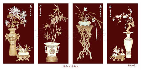 精美的中國(guó)傳統(tǒng)麥秸畫藝術(shù)(二)